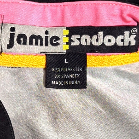 JAMIE SADOCK Black and Gray Polka Dot Sleeveless Top - Picture 5 of 5